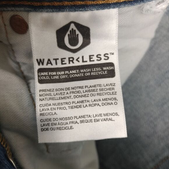 Levis 501 Jeans Mens Size 38x29 Blue Denim Button Fly Medium Wash Straight Leg - Picture 9 of 15